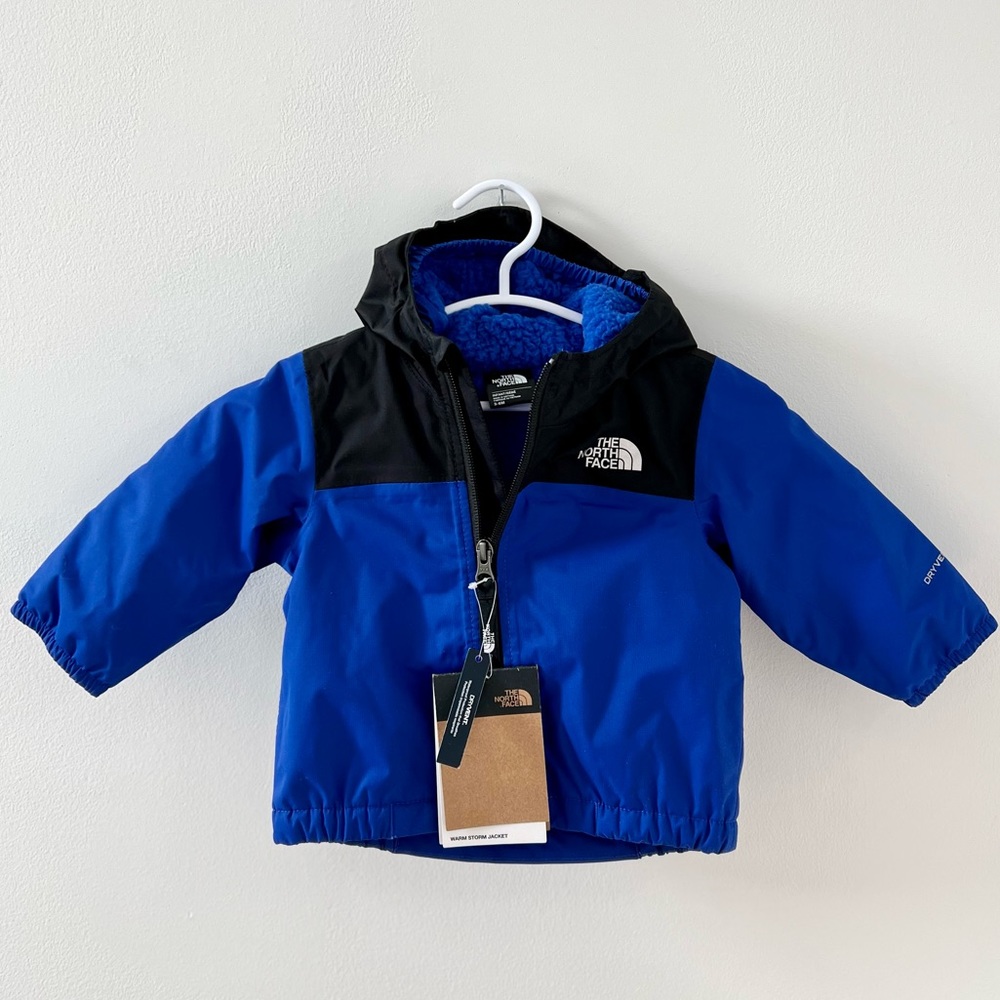The North Face Infant Warm Storm Jacket Blue